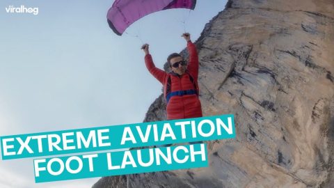 Smallest Foot-Launched Wing Ever Created|| ViralHog