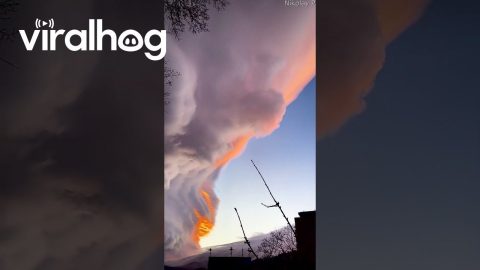 A Very Pretty Evening Sky || ViralHog