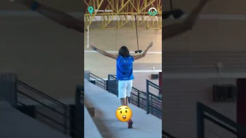 Impressive Football Basketball Trick Shot || ViralHog