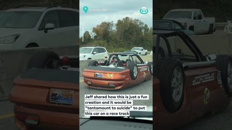 Upside-Down Racecar Modification|| ViralHog