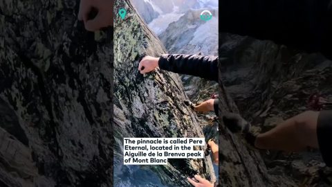 Climbing Aiguille de la Brenva || ViralHog