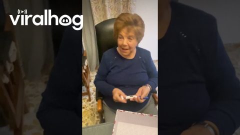 Grandma Mistakes a Pregnancy Test for a Thermometer || ViralHog
