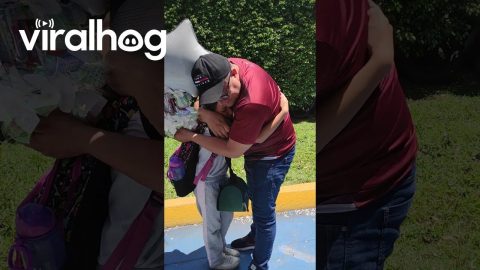 Surprised My Daughter at Her School || ViralHog