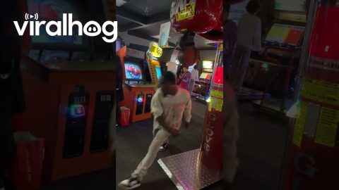 Man Takes a Big Swing and Misses || ViralHog