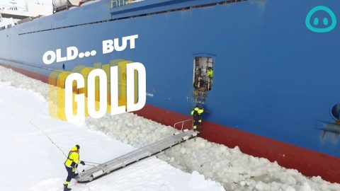 Pilot Boards Ship With Ease || ViralHog