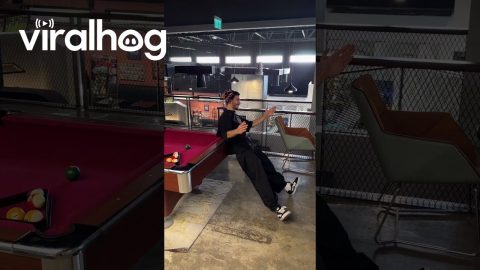 Human Mannequin Tries Billiards || ViralHog