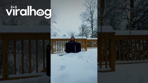 Ice Bath In The Snow || ViralHog