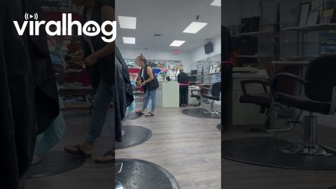 Woman Walks Out of $55 Haircut || ViralHog