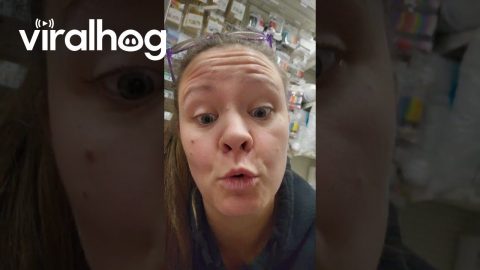 Woman Not Impressed With Craft Store Dowel || ViralHog