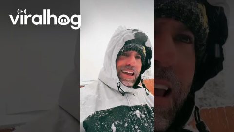 South Louisiana Snow Update || ViralHog