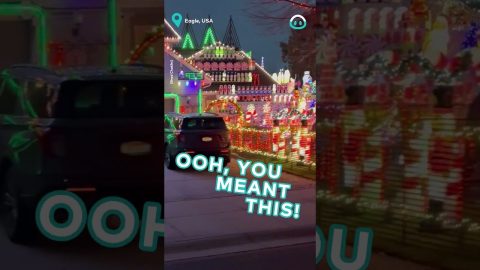 Neighbor Went Too Crazy with Christmas Lights || ViralHog