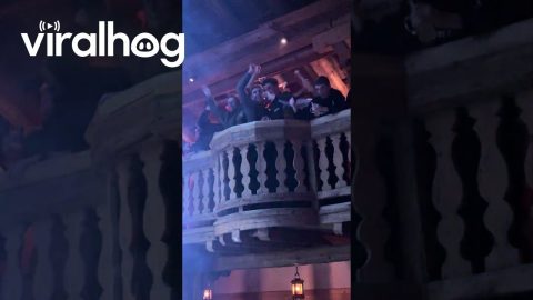 Bouncing Balcony || ViralHog