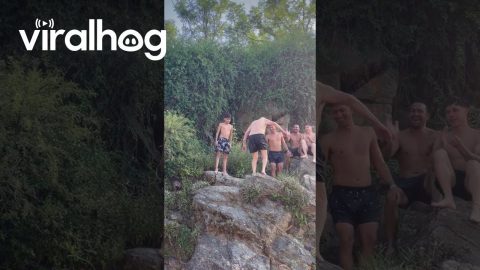 Crowd OverJoyed At Grandpa's BackFlip || ViralHog