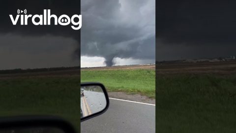 Tornado Turns Over Nebraska Fields || ViralHog