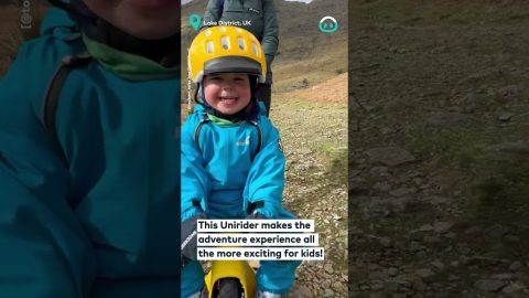 Toddler Rides on Adventure Unirider || ViralHog