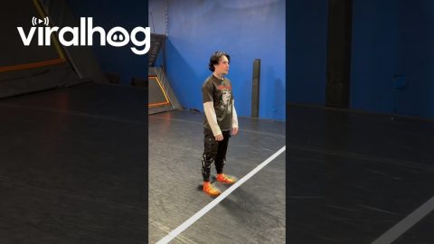 Stuntman Practices Falling || ViralHog