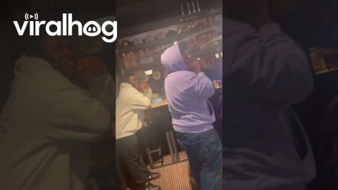 Player Throws Bowling Ball Across Lanes || ViralHog