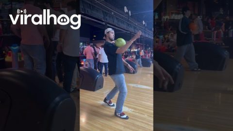 Fancy Tricks Don't Help Bowling Ball Hit || ViralHog