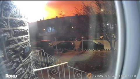 Doorbell Camera Captures Philadelphia Plane Crash || ViralHog