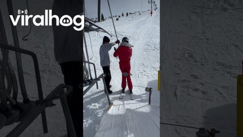 Ski Lift Fail || ViralHog