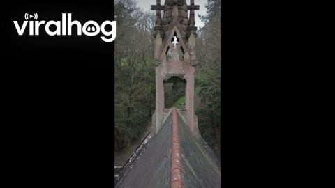 Drone Hits Bell And Crashes || ViralHog