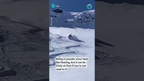 Heliskiing In Powdery Chilean Snow || ViralHog