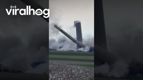 Homer City Power Plant Implosion || ViralHog