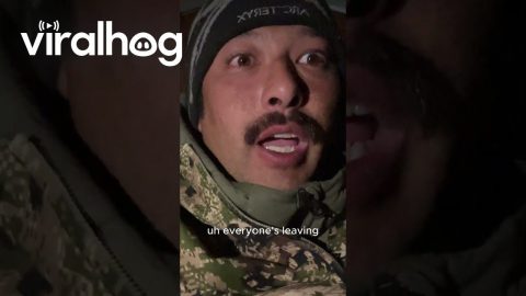 Hikers Evacuate From Fuego Volcano Eruption || ViralHog