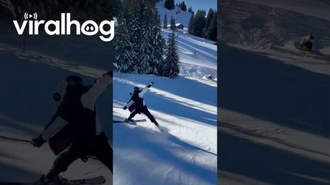 Worst Pirate Of The Ski Slope || ViralHog