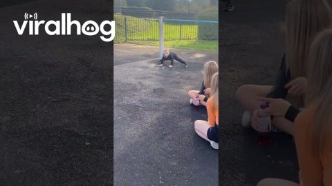 Toddler Flirts With Girls At The Park || ViralHog