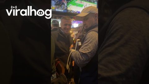 Beer Geyser Spouts Over Several Strangers || ViralHog