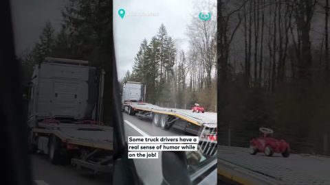 Big Truck Transports Tiny Cargo || ViralHog