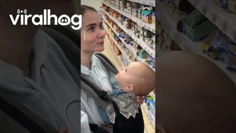 Son Stares At Mother With Pure Love || ViralHog
