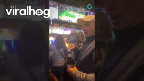 Beer Geyser Spouts Over Strangers || ViralHog
