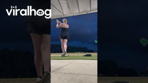 Best Effort at the Driving Range || ViralHog