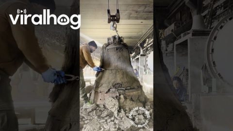 Birth of a Vatican Bell || ViralHog