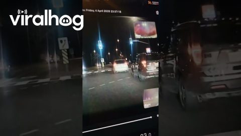 Cutting Off The Wrong Car At A Light || ViralHog
