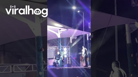 Camera Man Falls Through Stage || ViralHog