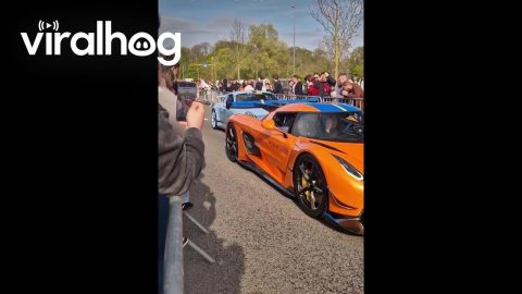 Porsche 911 GT3 Collided With a Koenigsegg Jesko || ViralHog