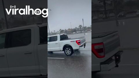 Record Rainfall in McAllen, Texas || ViralHog