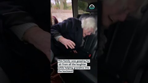 Grandma Struggles to Get In SUV || ViralHog