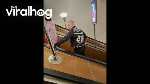 Playing Finger Pew Pew With Underground Passengers || ViralHog