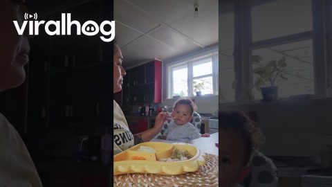 Son Spits Out Carrot || ViralHog