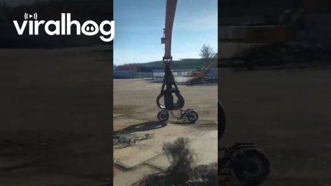 Last Ride for Mini Motorbike || ViralHog