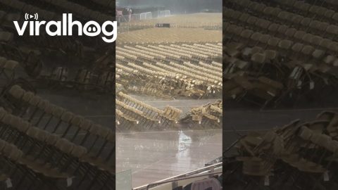 Mini Tornado Before Beyoncé Concert || ViralHog
