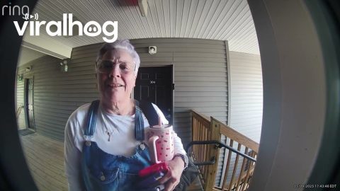 My Mom Was at the Wrong Door and Thought I Was Pranking Her || ViralHog