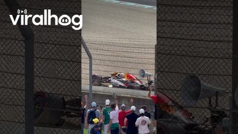 Yuki Tsunoda Unharmed After Grand Prix Qualifier Accident || ViralHog