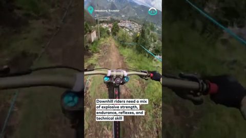Riding Down El Calvario Trail || ViralHog