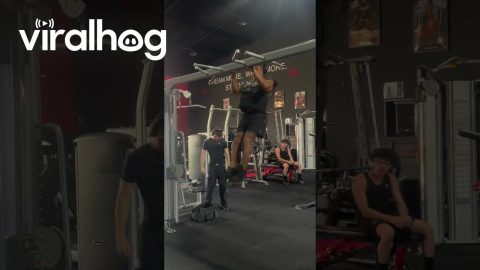 Athlete Claps Between Muscle Ups || ViralHog