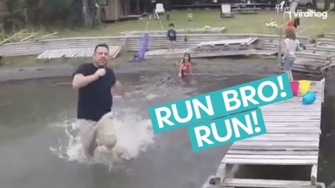 Saving a Falling Drone In Water || ViralHog